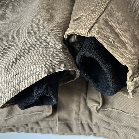 Vintage Carhartt Quilted Back tan Duck Jacket Size 3XL - Picture 6 of 8